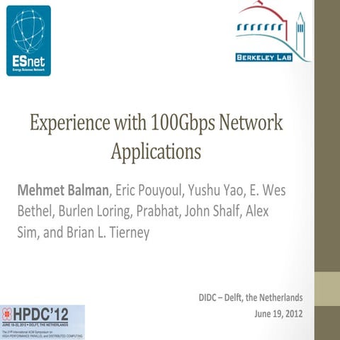 HPDC 2012 presentation - June 19, 2012 -  Delft, The Netherlands