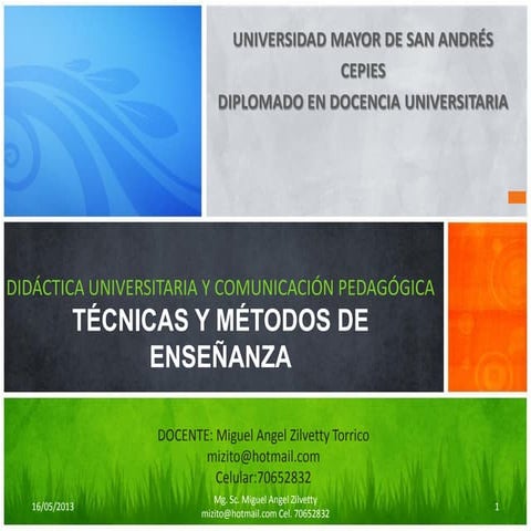 Didáctica universitaria