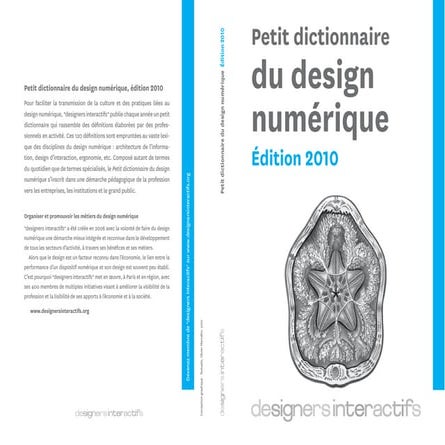 Un aperçu du Petit dictionnaire du design numérique | PDF