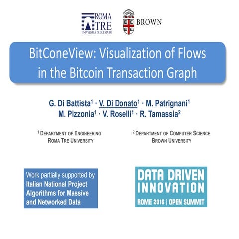 BitConeView: Visualization of Flows in the Bitcoin Transaction Graph | PDF