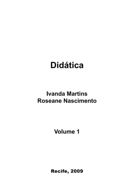 DidáTica   Volume 1 2 e 3