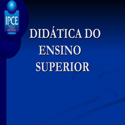 Didática do ensino superior power