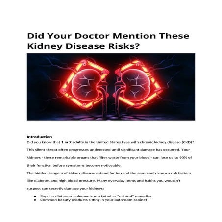 Did Your Doctor Mention These Kidney Disease Risks_.docx