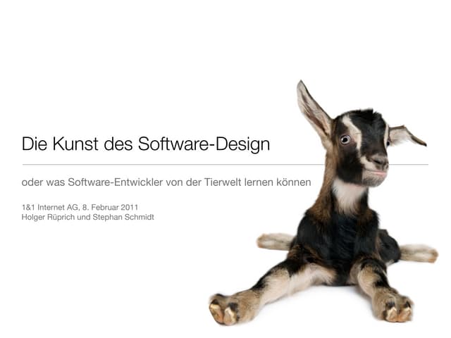 Die Kunst des Software Design - Java