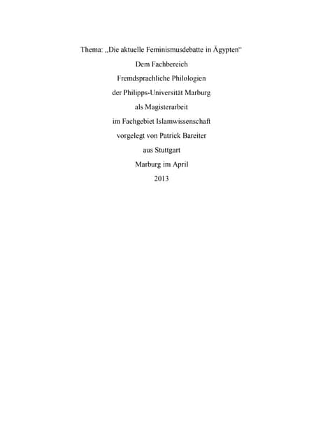 Die Aktuelle Feminismusdebatte In Agypten
