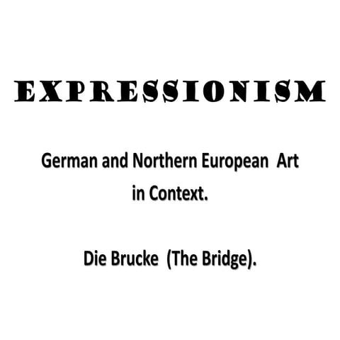 Die Brücke Movement   pdf-