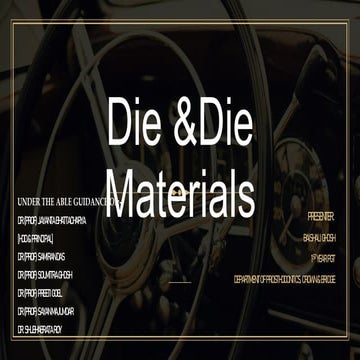 Die &Die Materials.pptx