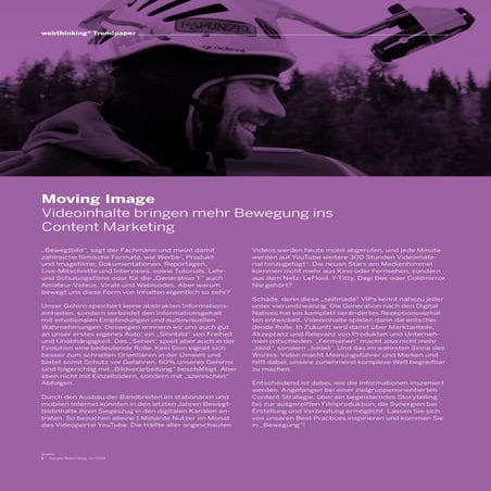 Trendpaper: Moving Image - Videoinhalte bringen mehr Bewegung ins Content Mar...