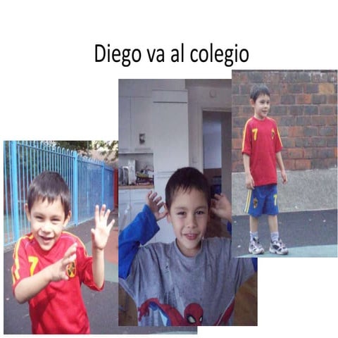 Diego va al colegio