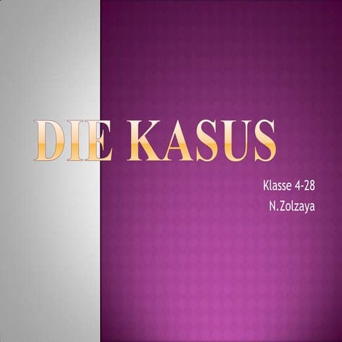 Dative / Dativ - grammatical case / grammatikalischer Fall / German ...