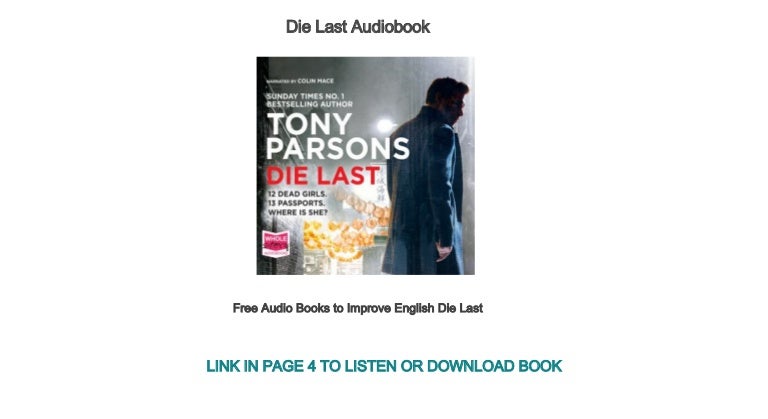 Free Audio Books To Improve English Die Last