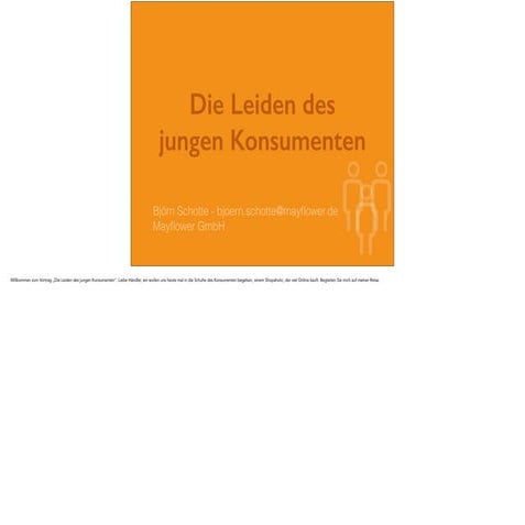 Die Leiden des Jungen Konsumenten