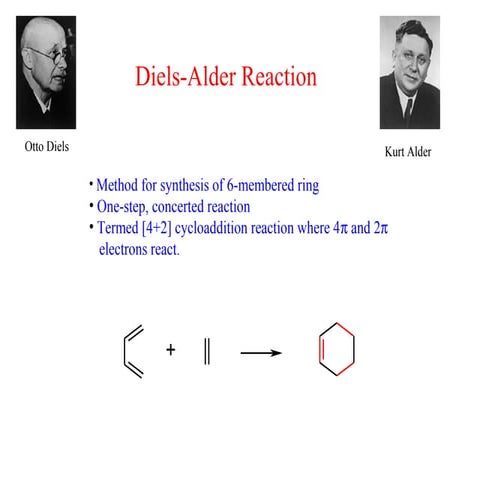 Diels alder reaction.power point