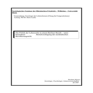 Die politik der lebensstile