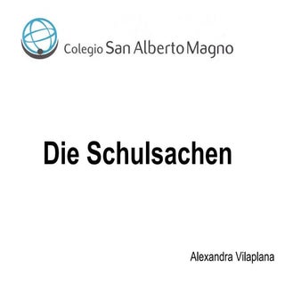 Die Schulsachen