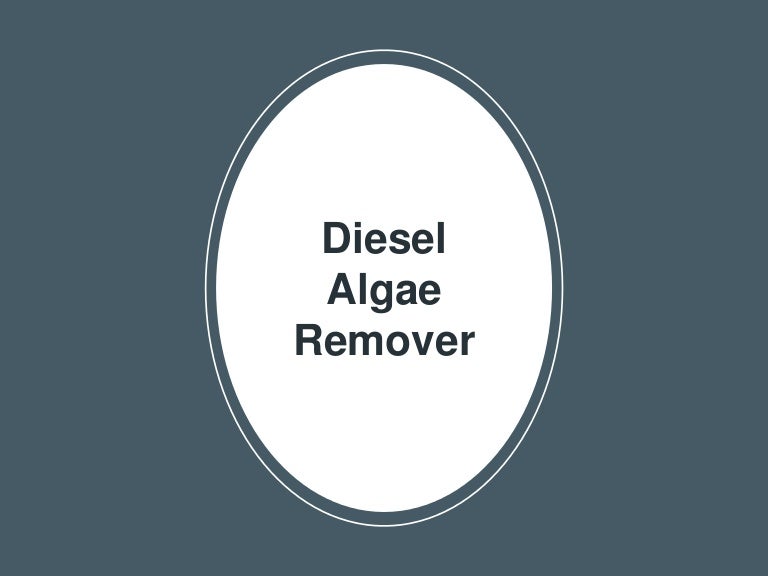 Diesel Algae Remover Clean My Fuel