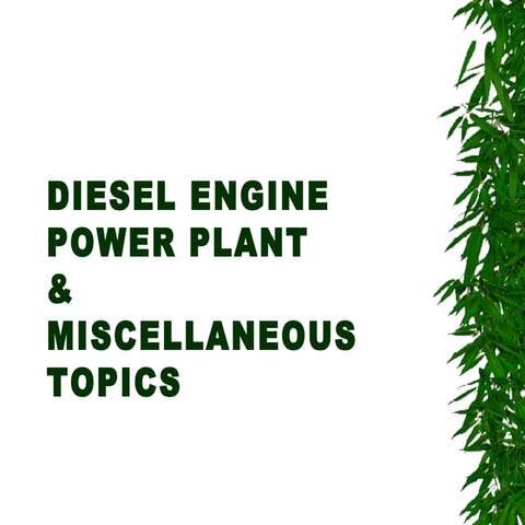 Diesel Engine Power Plant - Syed Anser Hussain Naqvi