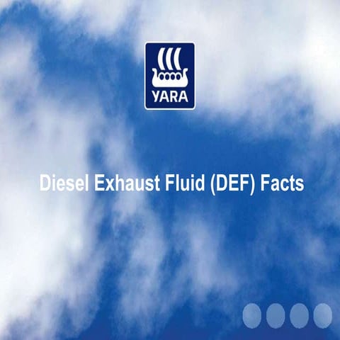 Diesel Exhaust Fluid (DEF) Fact Sheets