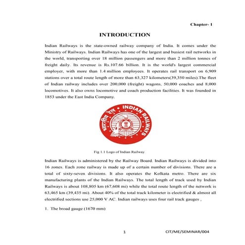 Indian Railway Diesel shed Training report