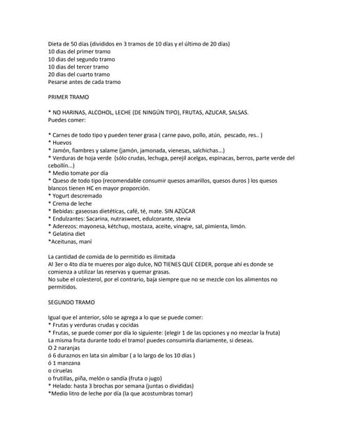 dieta cetosisgenica para 50 dias