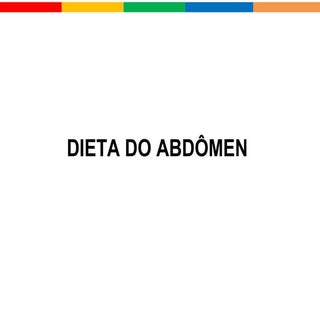 Dieta do Abdômen