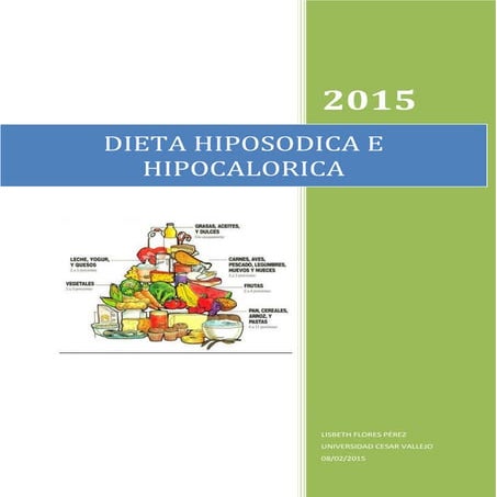 Dieta hiposodica e hipocalorica (SLIDESHARE)