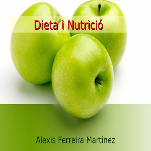 Dieta I Nutrició