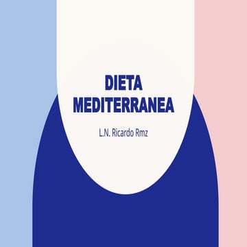 Dieta mediterranea y sus caracteristicas en la nut