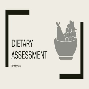 Dietary assessment of community health .pptx