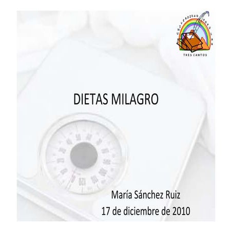 Dietas milagro