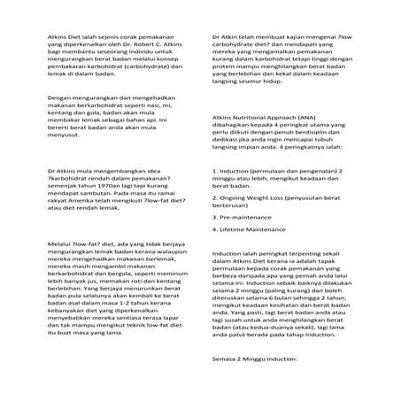 Diet atkins | PDF