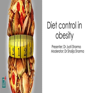 Diet control in obesity and management .pptx