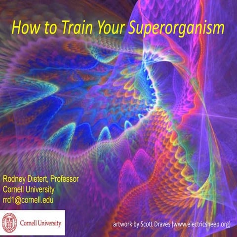 Science Cabaret by Dr. Rodney Dietert "How to train your super organism..via ...