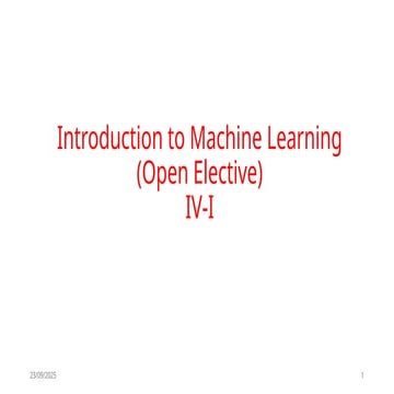 Introduction to machine learning using statistical methods