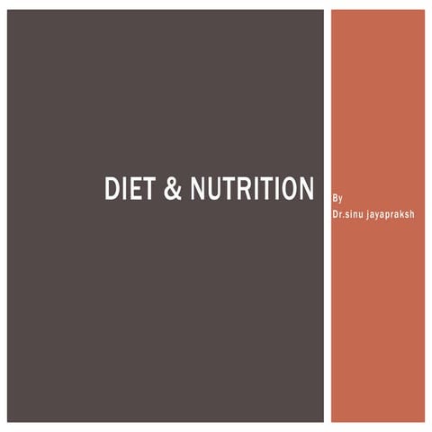 Diet  nutrition