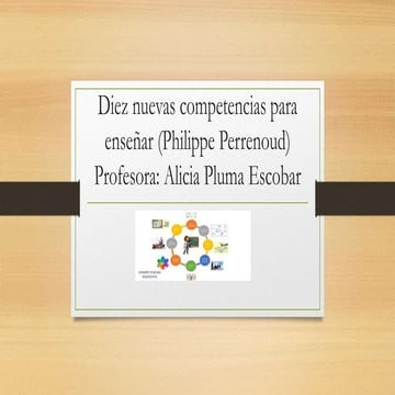 Competencias de perrenoud | PPTX