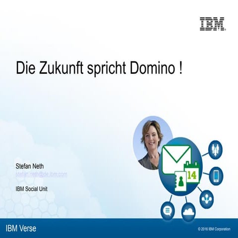 Die Zukunft spricht Domino! - ICS.UG 2016