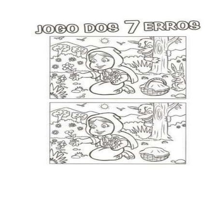 Diferenças   capuchinho vermelho