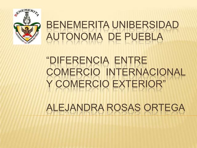 Diferencia entre comercio internaci...