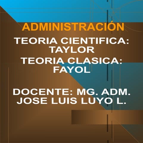 Diferencia entre Taylor y Fayol