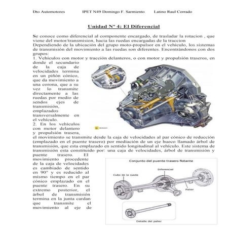 PALIER - SISTEMA DE TRANSMISION DEL VEHICULO | PPTX