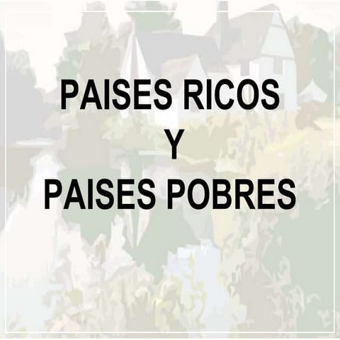 Los paises mas pobres del mundo | PPTX