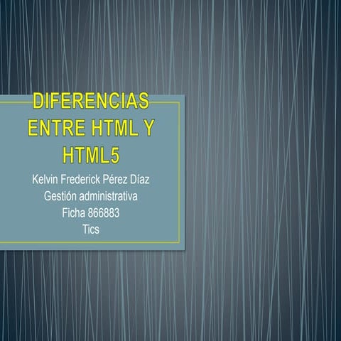 Diferencias entre html y html5