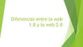 Diferencias entre la web 1