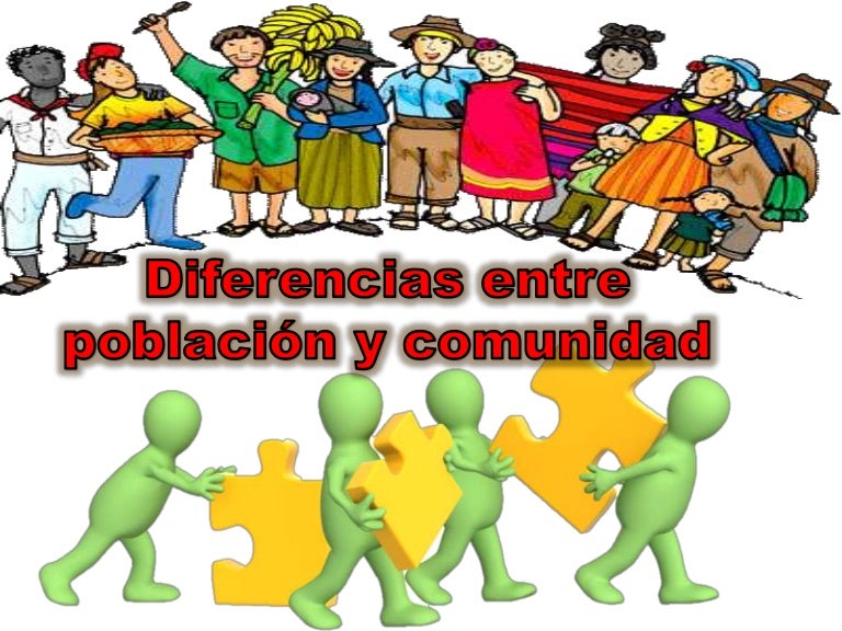 Diferencias entre población y comunidad