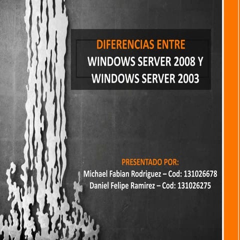 Diferencias entre windows server 2003 y 2008