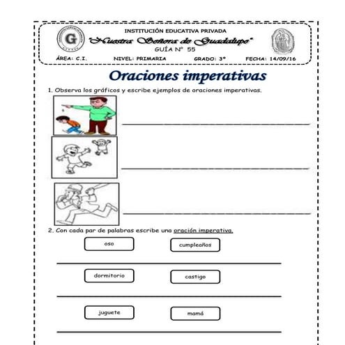 oraciones imperativas | PDF