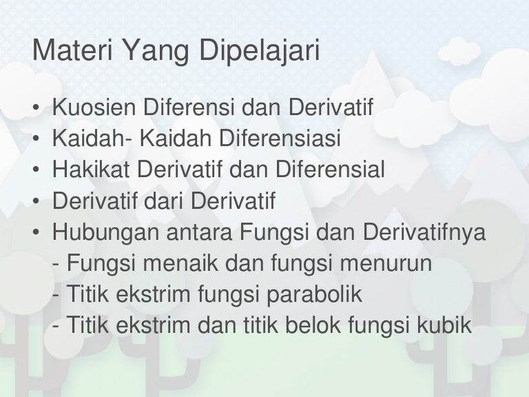 Diferensial Fungsi Sederhana Pptx