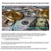 Difference between centralized and decentralized crypto exchange