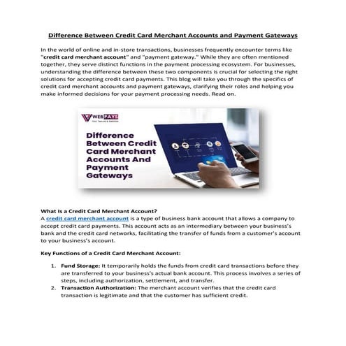 Difference Between Credit Card Merchant Accounts and Payment Gateways.pdf